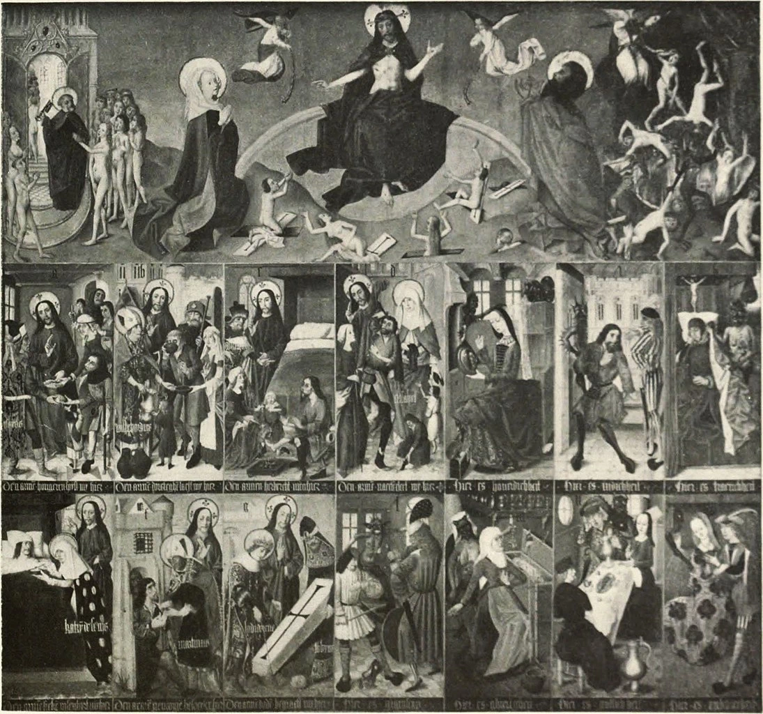 Il giudizio universale - Maagdenhuismuseum, Anversa, attribuito